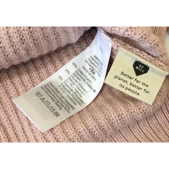 Madewell Ribbed Dropped Shoulder Sweater Wisteria, Sz XS - Picture 9 of 11